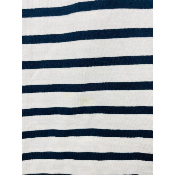 Zara Pinafore Stripe Midi Dress Womens Small Adjustable Wide Straps V-Neck - Picture 6 of 7